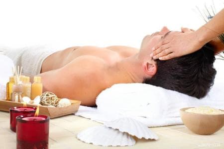 Relaxing body-to-body massage by experienced therapist